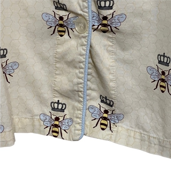 The Cats Pajamas Queen Bee Cotton Luxe PJ Set - Picture 4 of 12